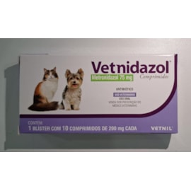 Vetnidazol 75mg Com 10 Comprimidos