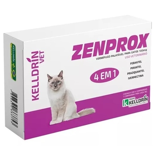 ZENPROX GATO VERMIFUGO 100 MG